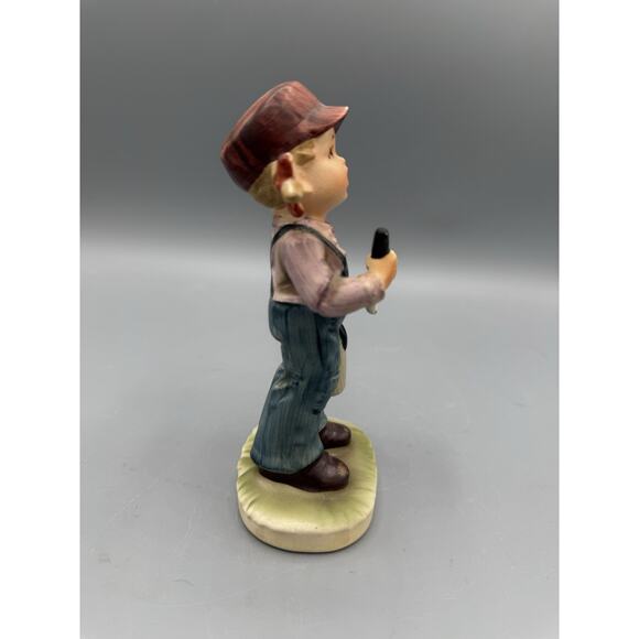 Vintage Bisque Girl Figurine with Paintbrush Homco Style Japan C-8743 5” - Picture 2 of 6